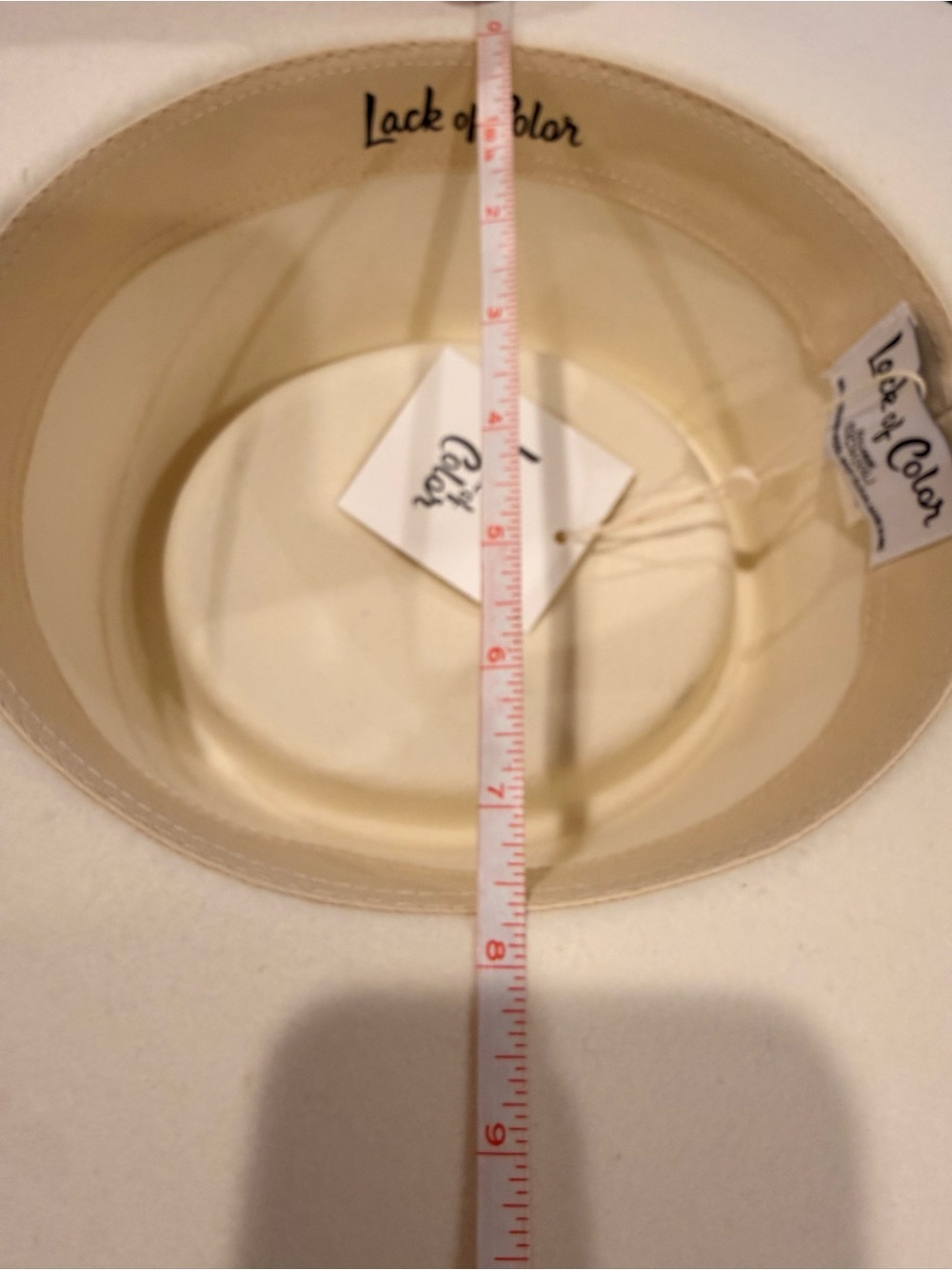 Lack Of Color Cream and Lavender Hat - Picture 9 of 12